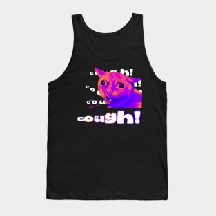 Coughing Cat Tank Top